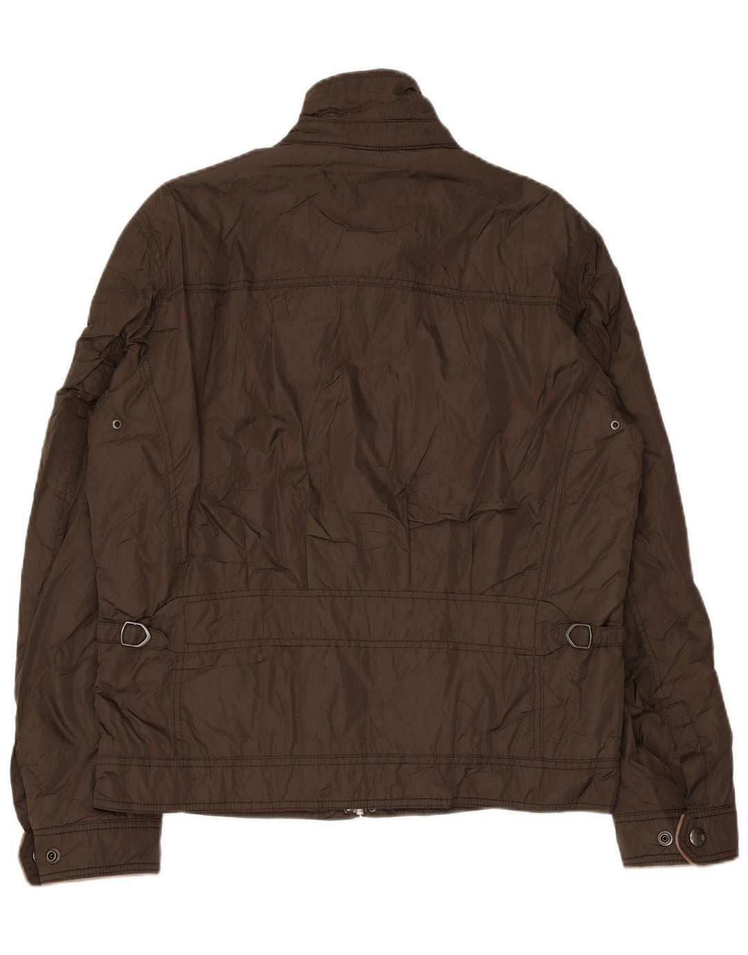 MASSIMO DUTTI Giacca da uomo Utility UK 40 Large Khaki Nylon