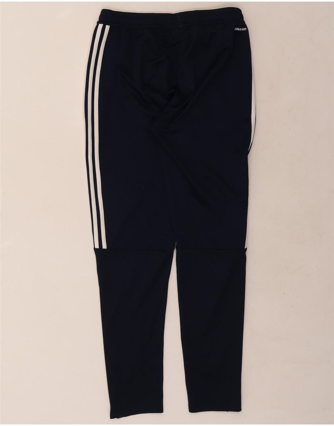 Pantaloni da tuta Adidas Aeroready da uomo medio poliestere blu navy
