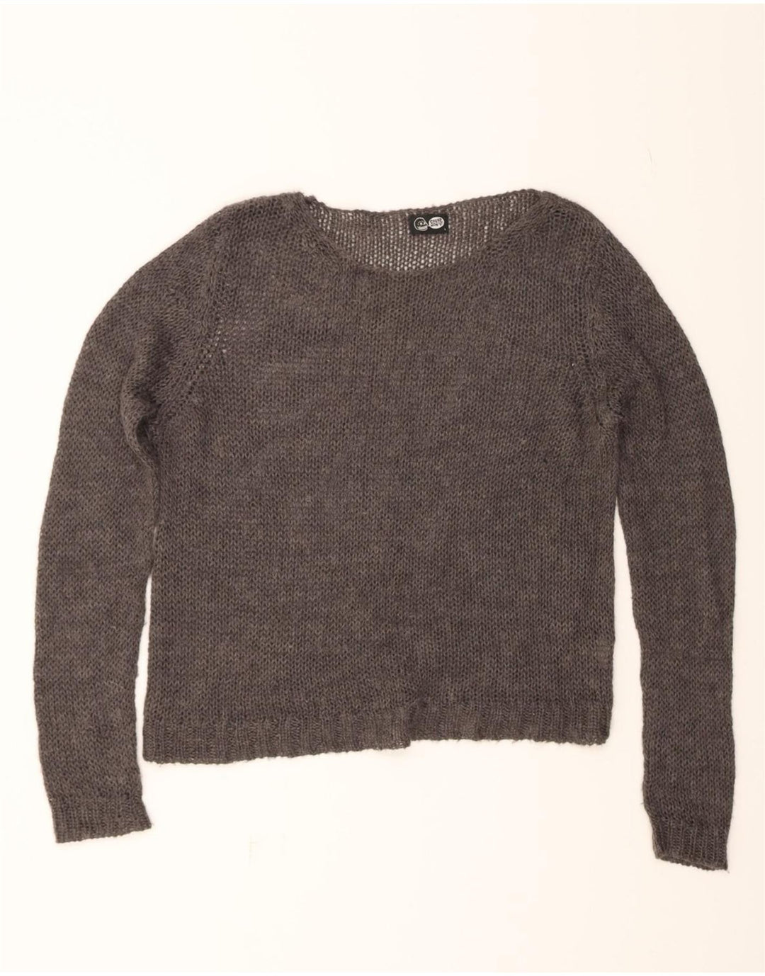 CHEAP MONDAY Womens Boat Neck Jumper Sweater UK 16 Large Grey Vintage Cheap Monday and Second-Hand Cheap Monday from Messina Hembry 