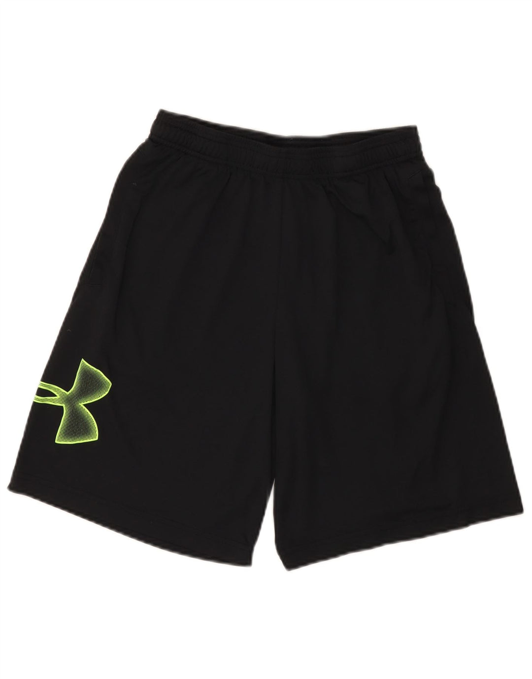 Pantaloncini sportivi grafici da uomo Under Armour poliestere medio nero