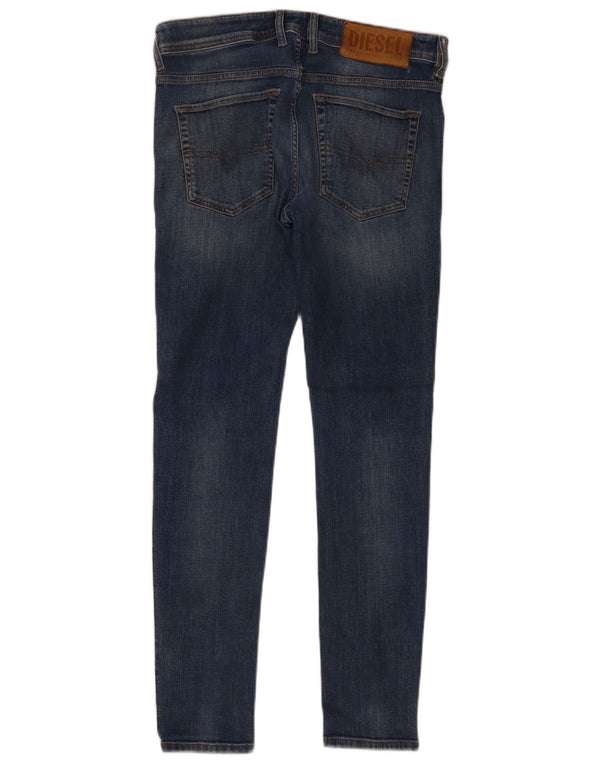 Jeans skinny da uomo Diesel W33 L30 in cotone blu