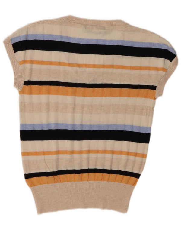Canotta da donna Marks & Spencer UK 10 piccola a righe multicolore