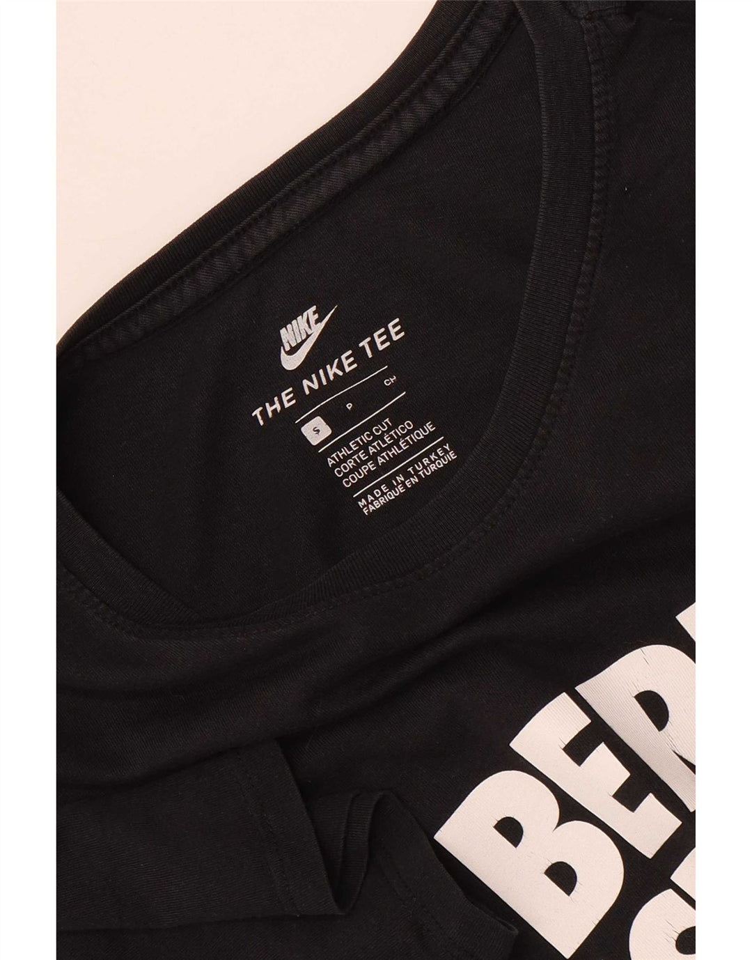 T-shirt grafica da uomo Nike Top piccola nera