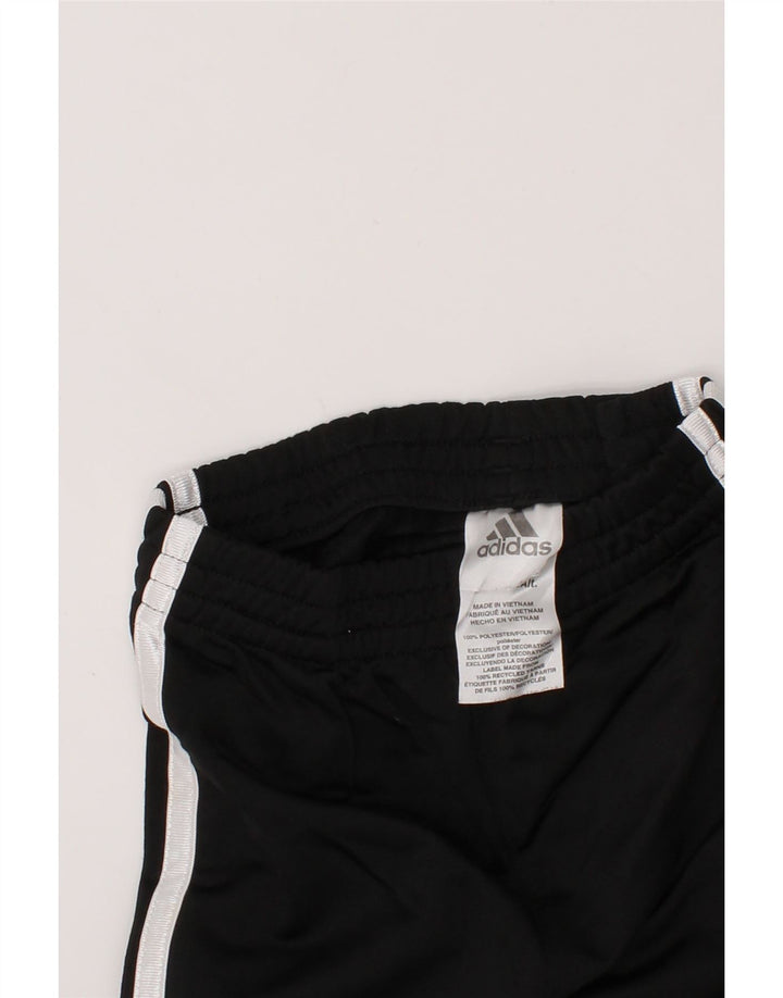 ADIDAS Boys Tracksuit Trousers 2-3 Years Black Polyester Vintage Adidas and Second-Hand Adidas from Messina Hembry 