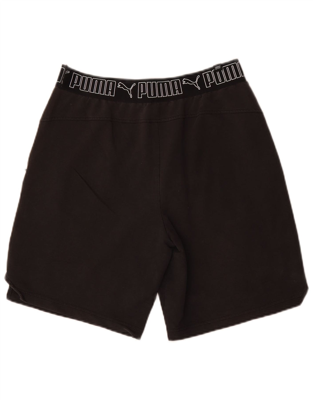 Pantaloncini sportivi grafici da uomo Puma cotone medio nero