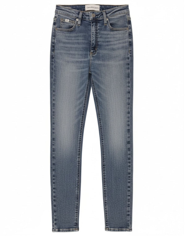 Jeans skinny da donna Calvin Klein W27 L30 cotone blu