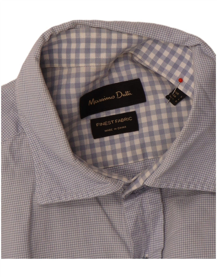 Camicia da uomo Massimo Dutti grande blu