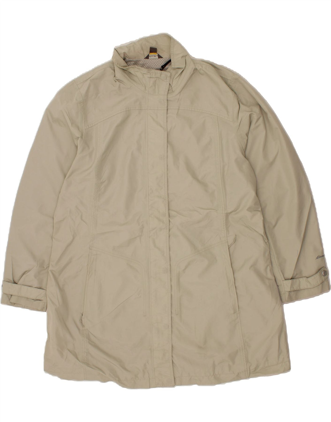EDDIE BAUER Womens Windbreaker Coat UK 20 2XL Beige Nylon Vintage Eddie Bauer and Second-Hand Eddie Bauer from Messina Hembry 