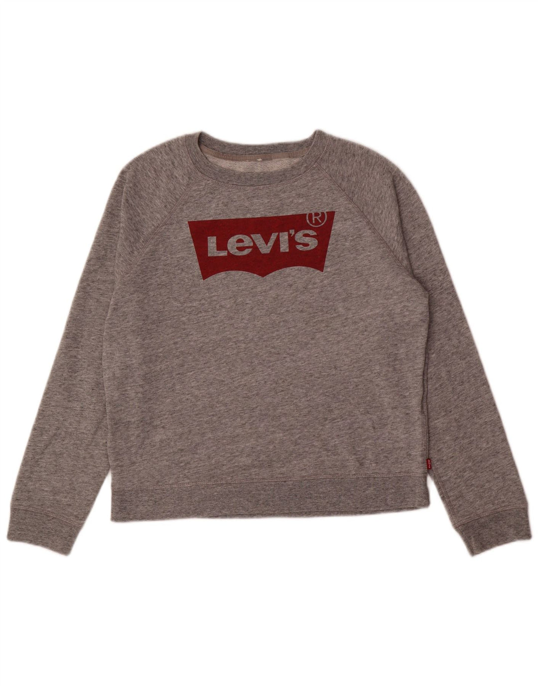 Felpa grafica da donna Levi's UK 14 Grigio medio chiazzato