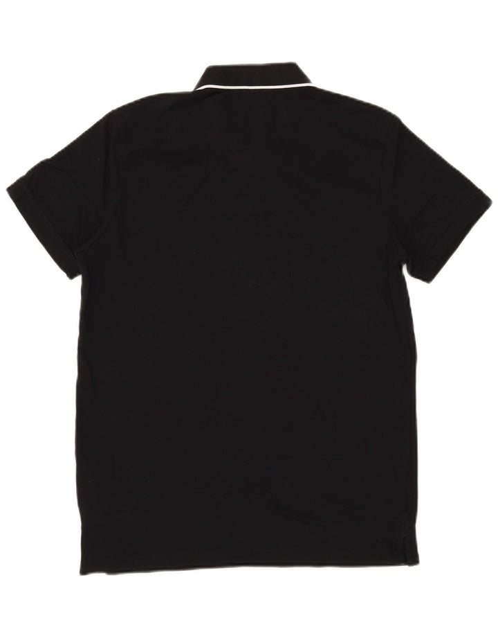 Polo da uomo Jack & Jones in cotone nero medio