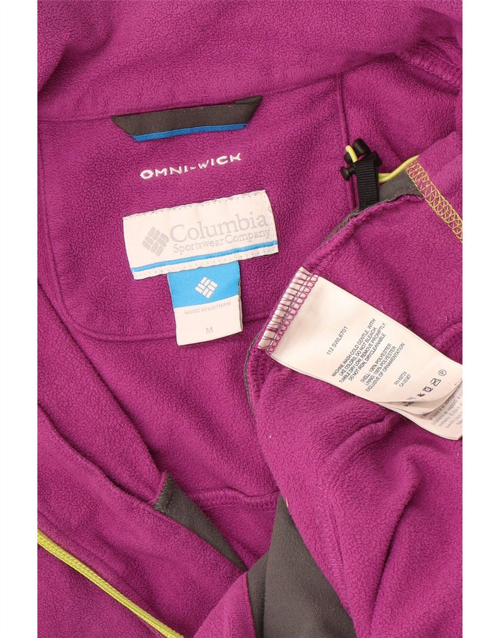 Giacca in pile Omni-Wick da donna COLUMBIA UK 12 Poliestere viola medio