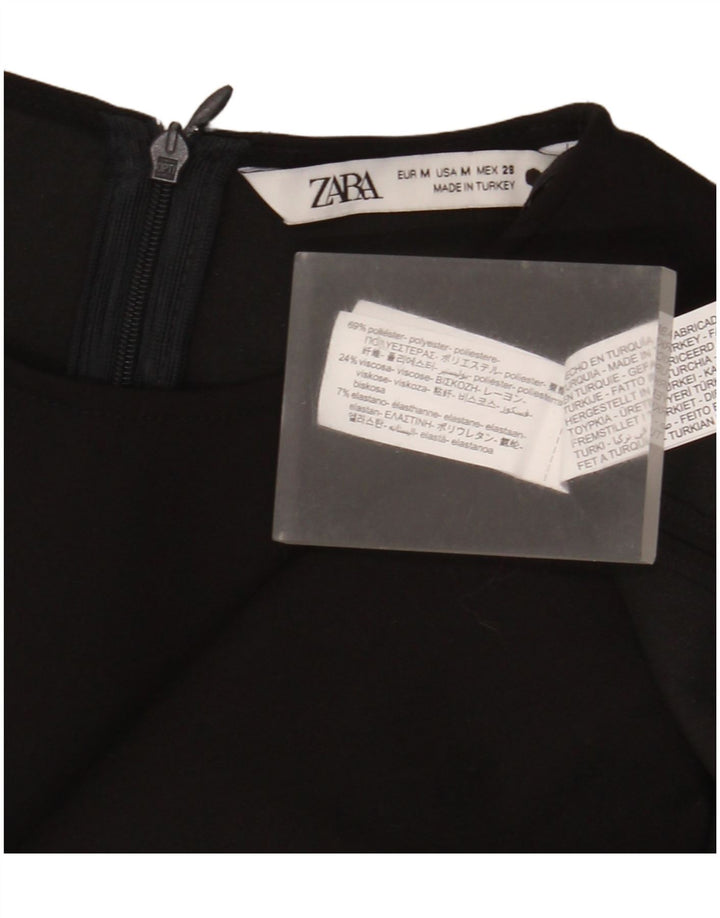 Abito tubino Zara da donna UK 12 poliestere nero medio