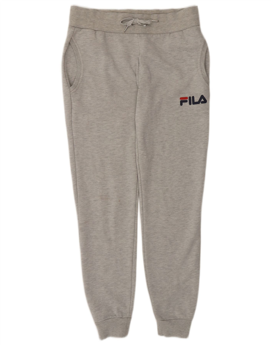 Pantaloni da tuta con grafica Fila da uomo, pantaloni da jogging, piccoli, in poliestere chiazzato grigio