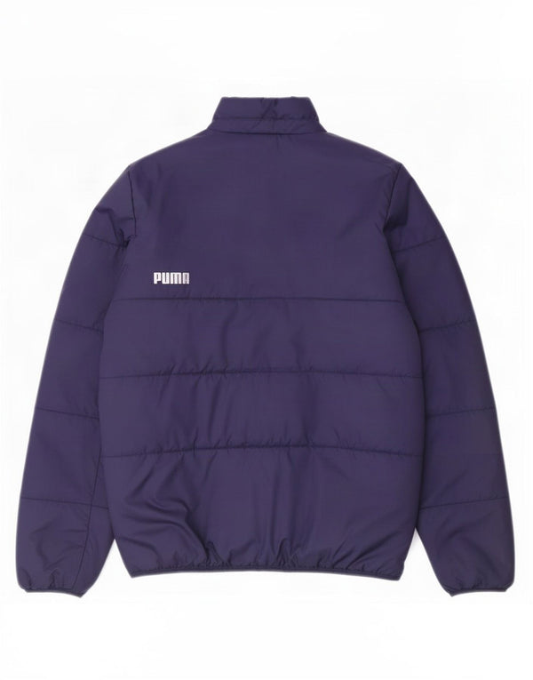 Giacca imbottita Puma da ragazzo 15-16 anni in poliestere blu navy