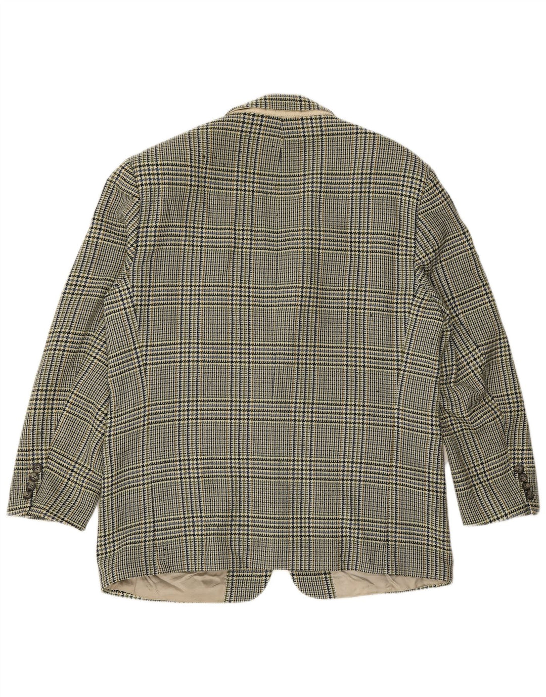 Giacca blazer da uomo a 2 bottoni HUGO BOSS UK 40 grande pied de poule verde