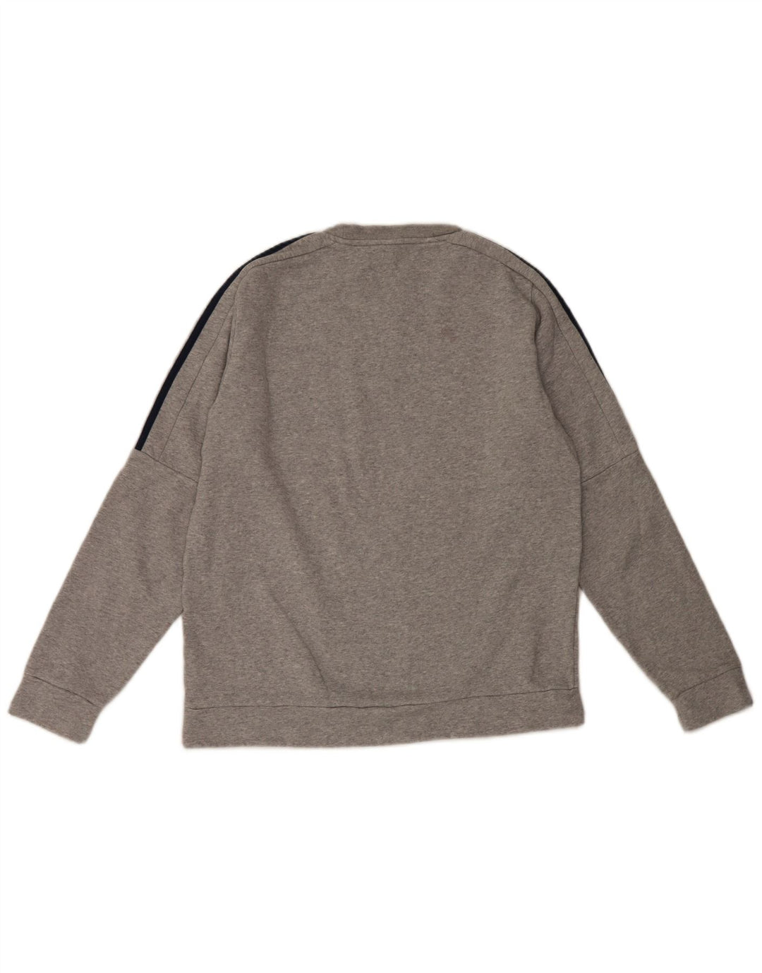 Felpa Adidas Uomo Maglione Cotone Grigio Medio