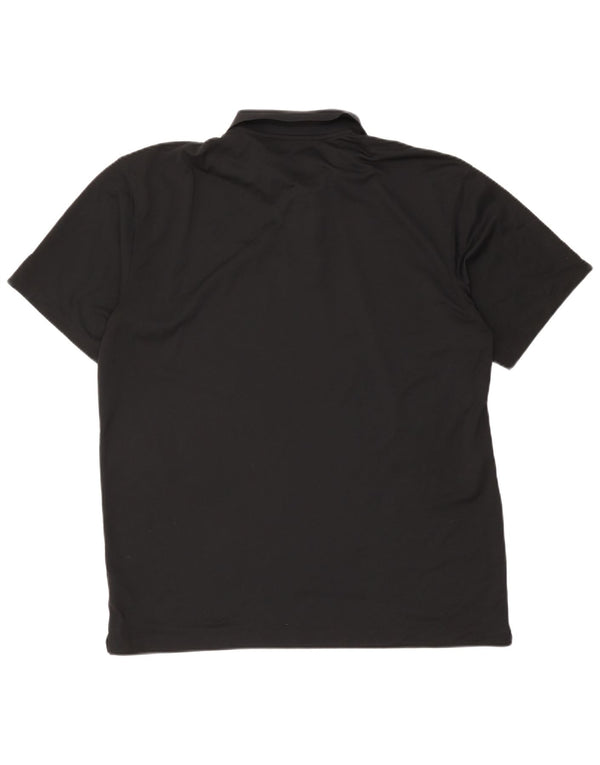 Polo Nike Dri Fit da uomo XL in poliestere nero