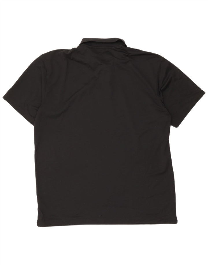 Polo Nike Dri Fit da uomo XL in poliestere nero