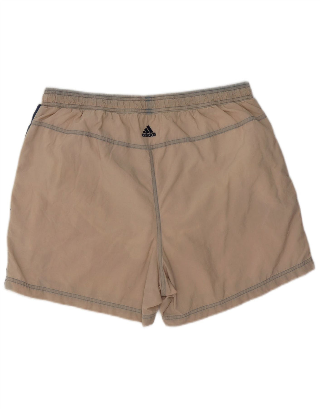 Pantaloncini sportivi grafici da uomo ADIDAS grandi in poliestere color block beige