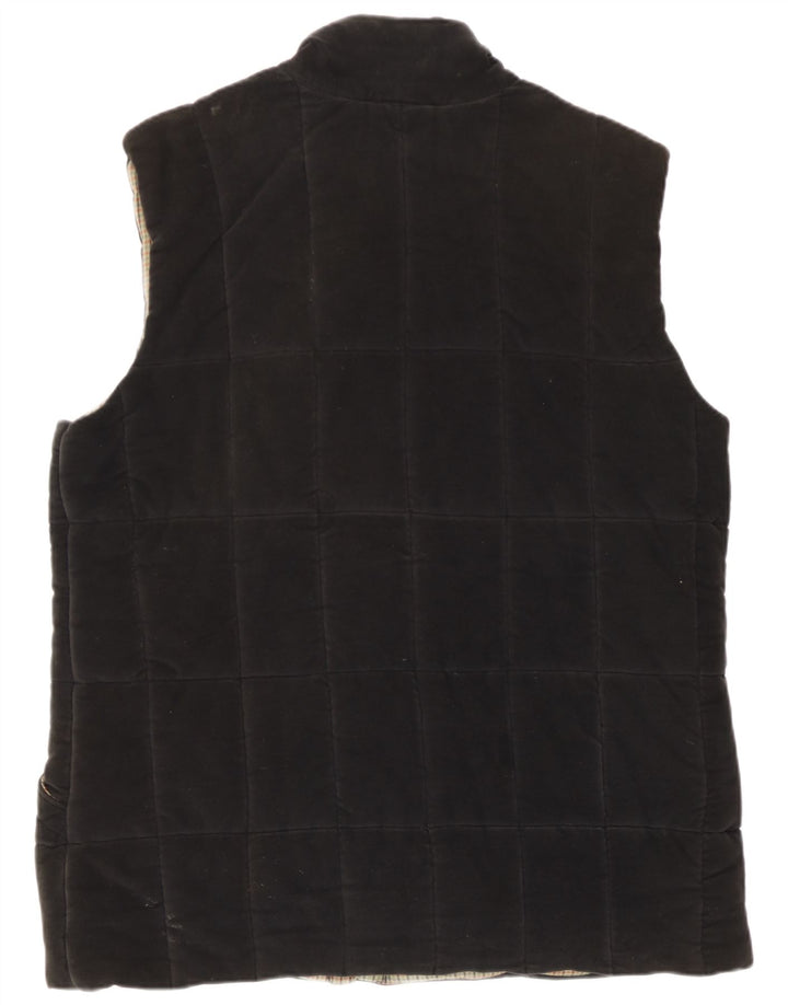 Gilet imbottito da uomo Puffa UK 40 grande in cotone nero