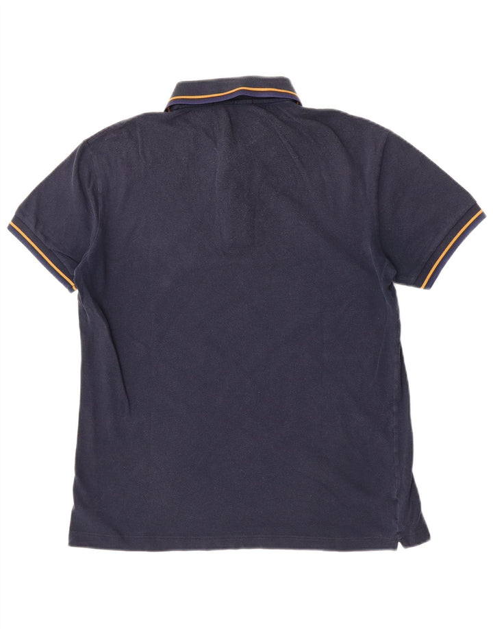 Polo Fred Perry da uomo leggera ed elasticizzata in cotone blu navy medio