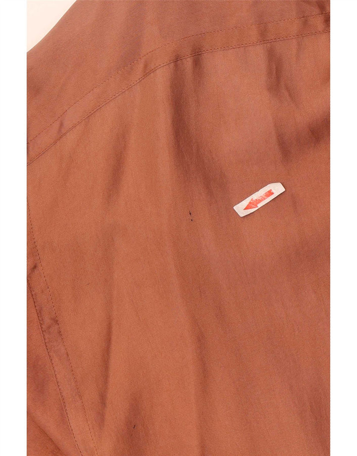 Giubbotto bomber vintage da uomo UK 38 in seta rosa medio