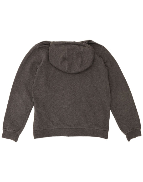 Maglione con cappuccio e zip da uomo NIKE grigio medio