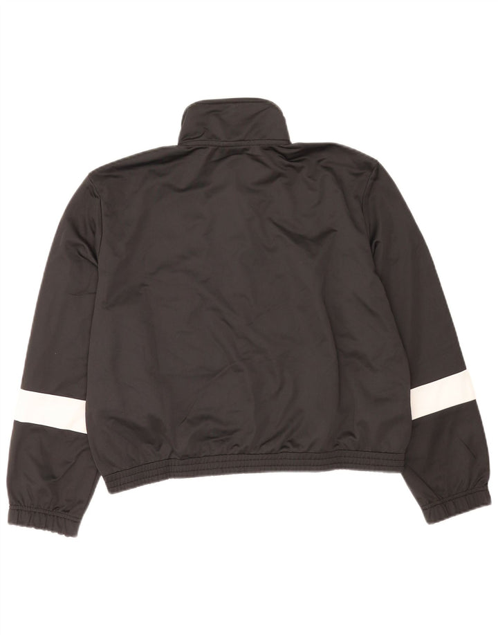 Giacca da tuta grafica corta da donna Umbro UK 14 media nera