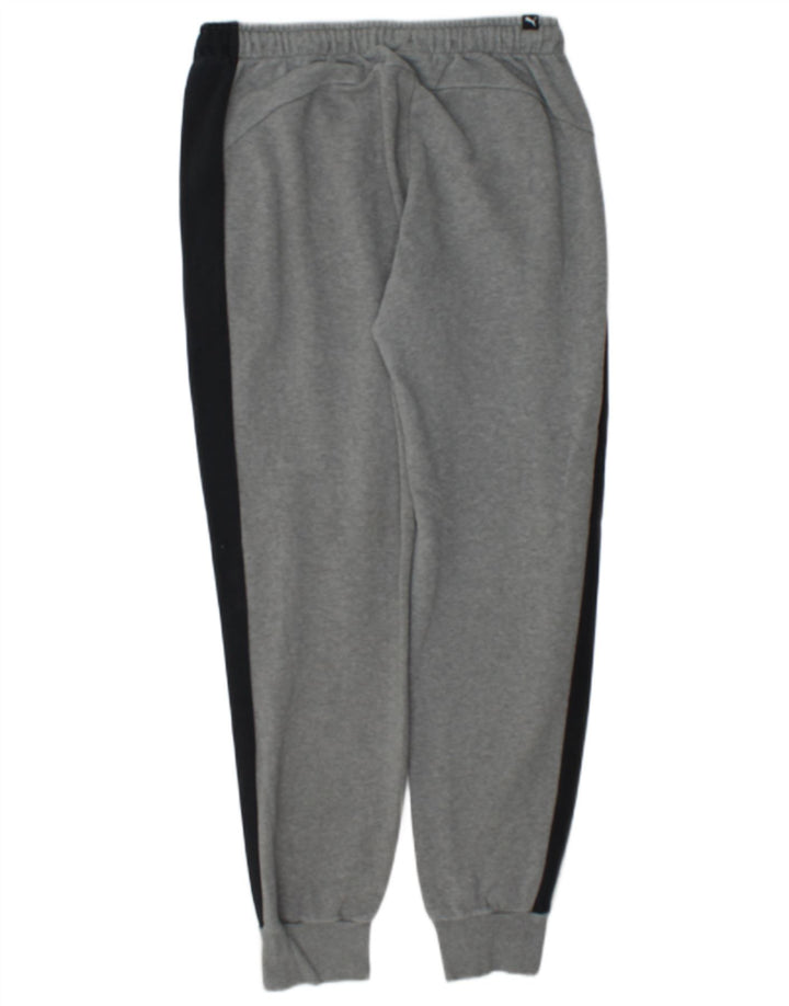 Pantaloni da tuta grafica da uomo Puma Joggers grigio medio color block