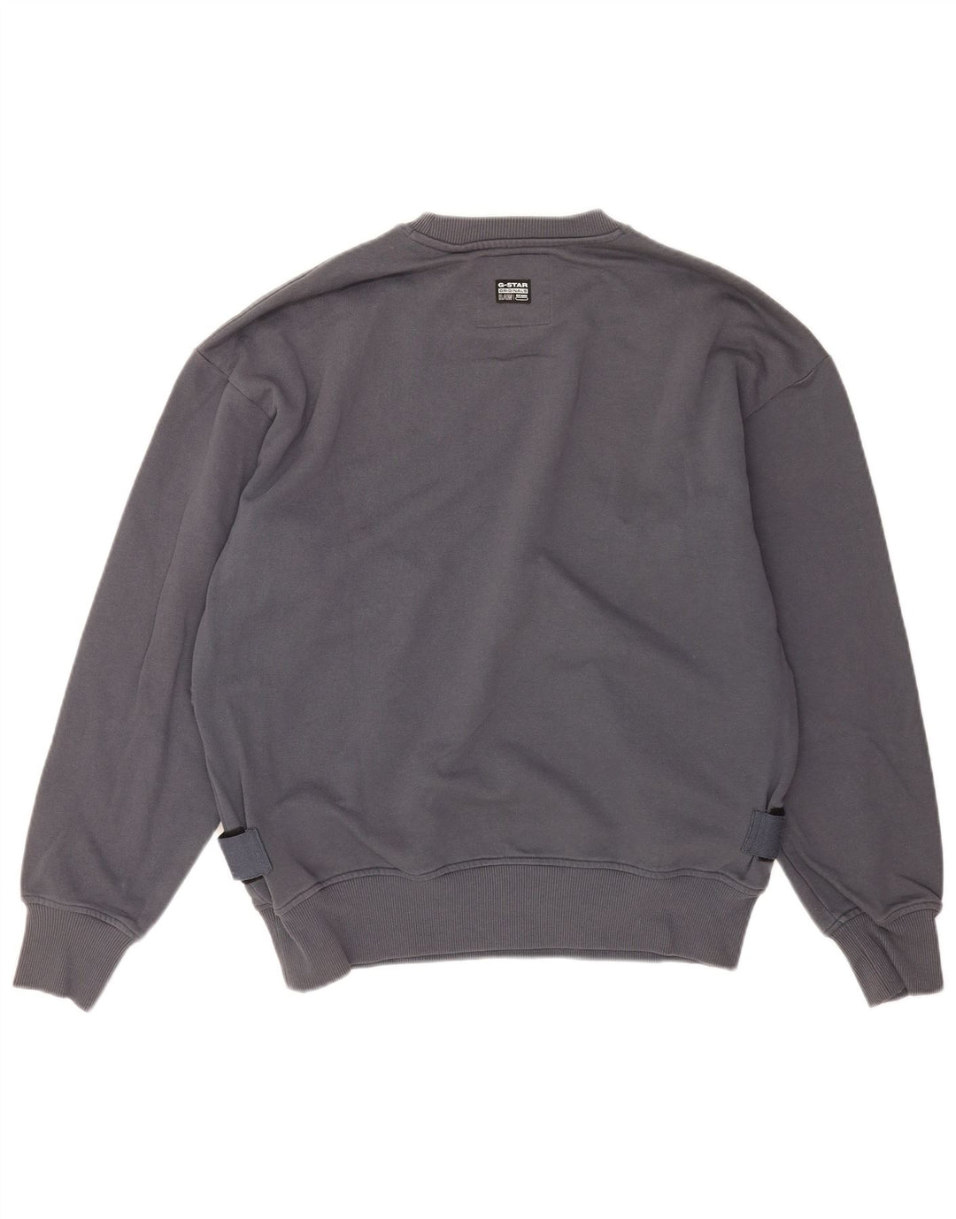 Felpa da uomo G-Star Maglione grande in cotone grigio
