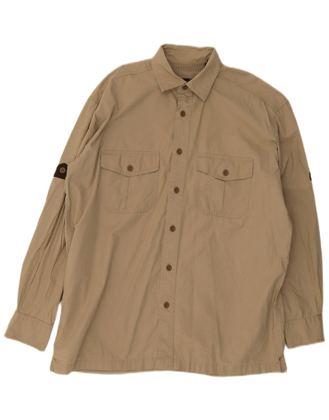 Camicia da uomo Timberland piccola in cotone kaki