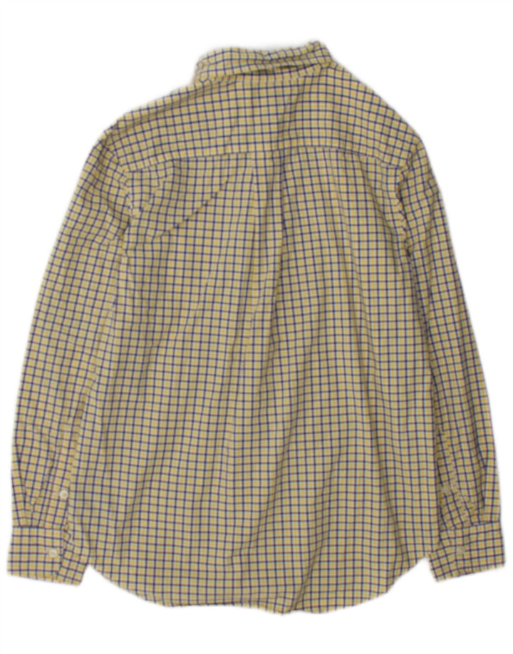Camicia Ralph Lauren per ragazzi 10-11 anni in cotone a quadri giallo medio