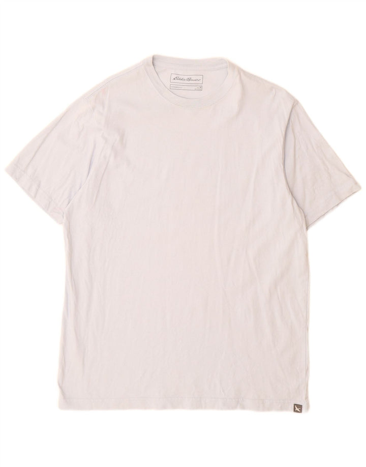 T-shirt da uomo Eddie Bauer Top in cotone bianco medio