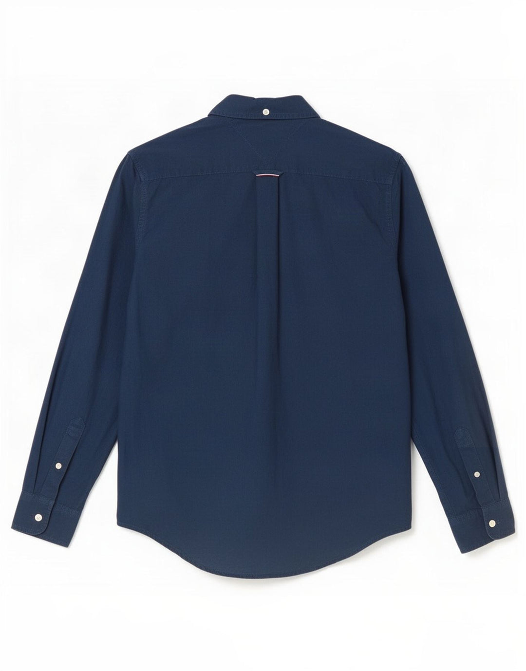 Camicia da uomo Tommy Hilfiger piccola in cotone blu navy