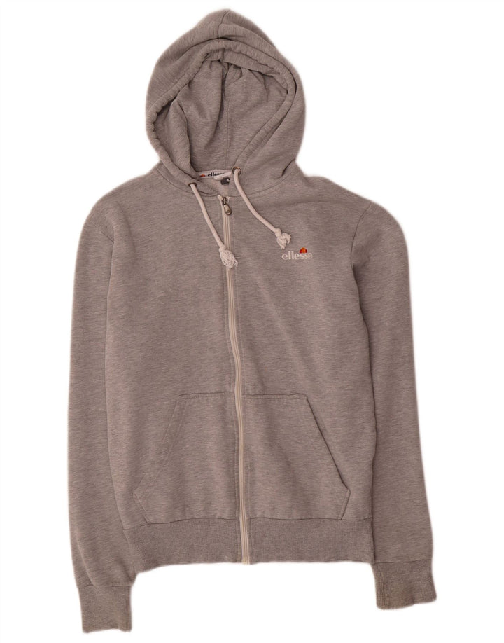 Maglione con cappuccio e zip da uomo Ellesse piccolo grigio