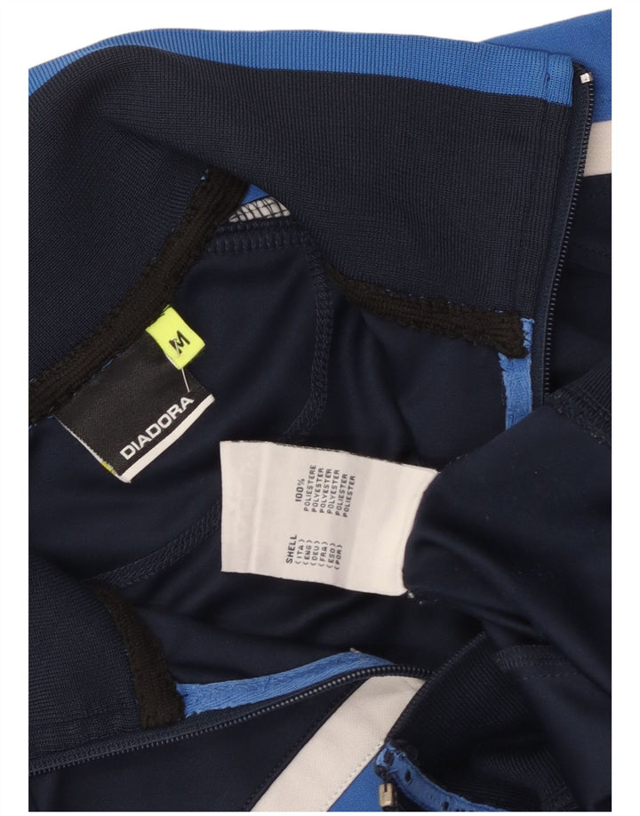 Giacca da tuta da donna Diadora UK 14 Medium Blu Navy Colourblock