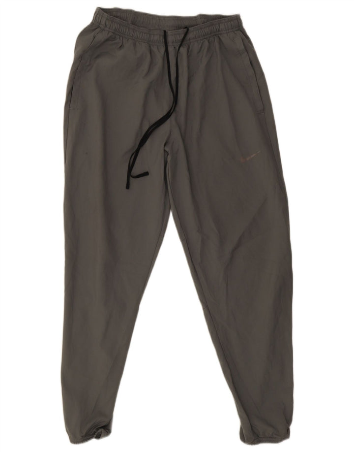 Pantaloni da tuta Nike Dri Fit da uomo, pantaloni da jogging, poliestere grigio medio