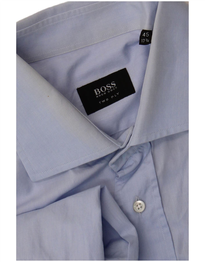 Camicia da uomo Hugo Boss Taglia 45 17 1/2 XL Blu