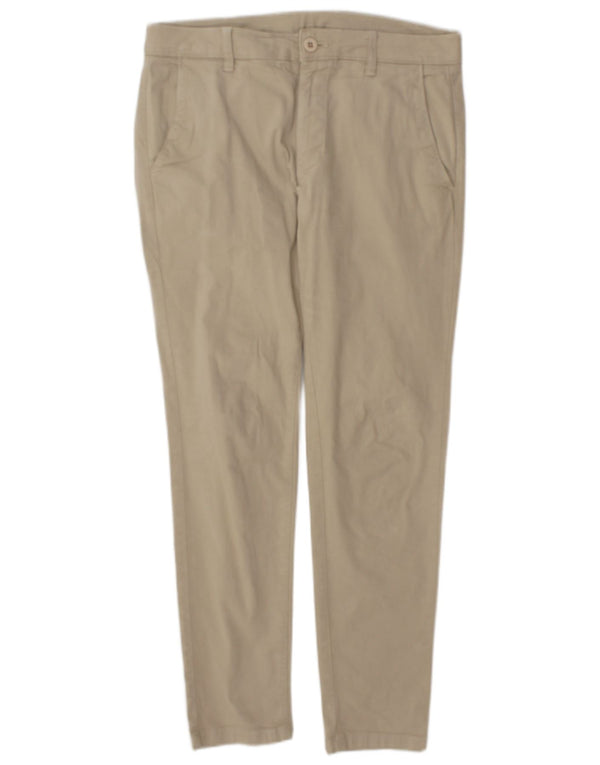 Pantaloni chino slim fit da uomo Zara EU 40 medio W31 L29 Beige