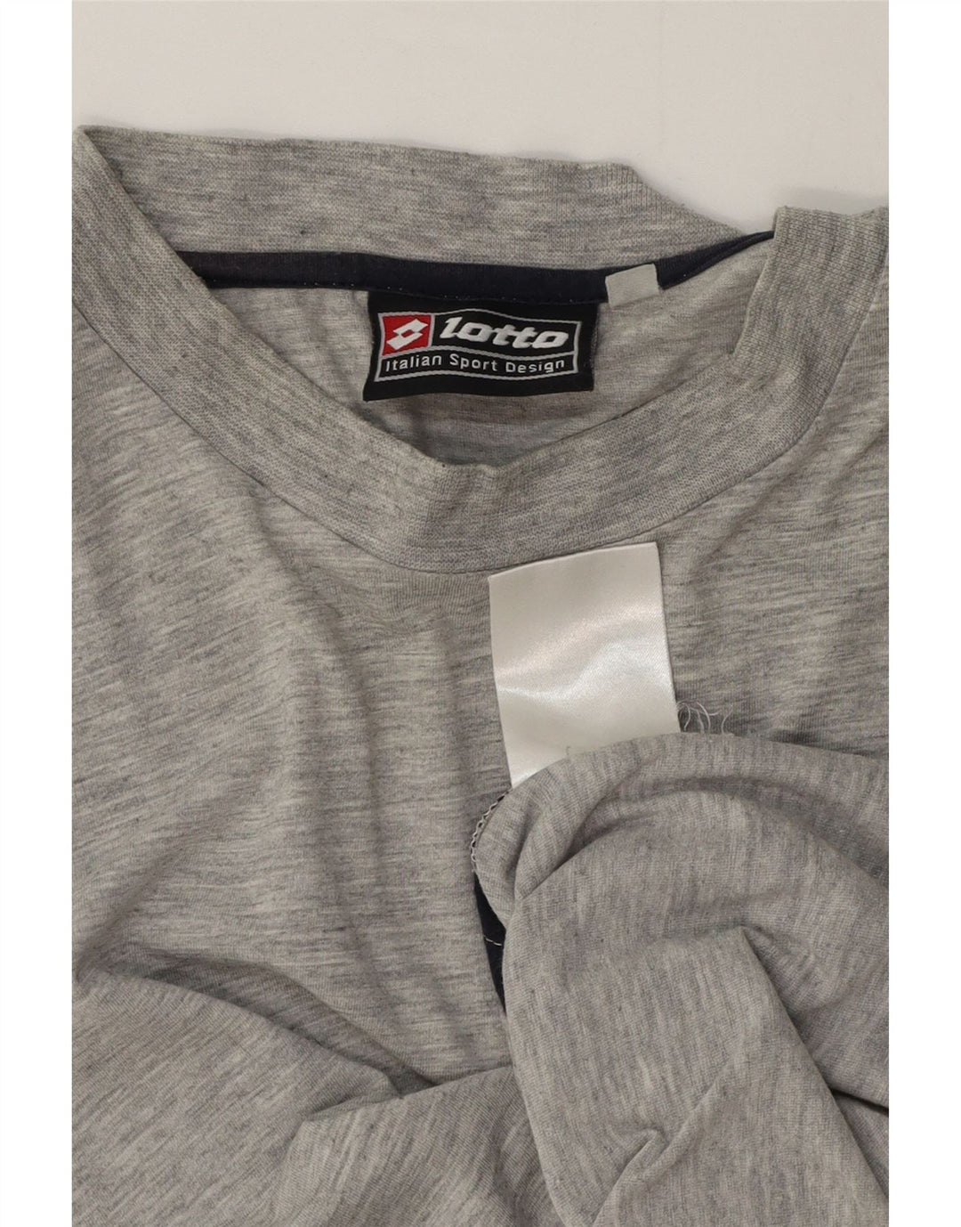 Canotta da uomo Lotto in cotone mélange grigio medio