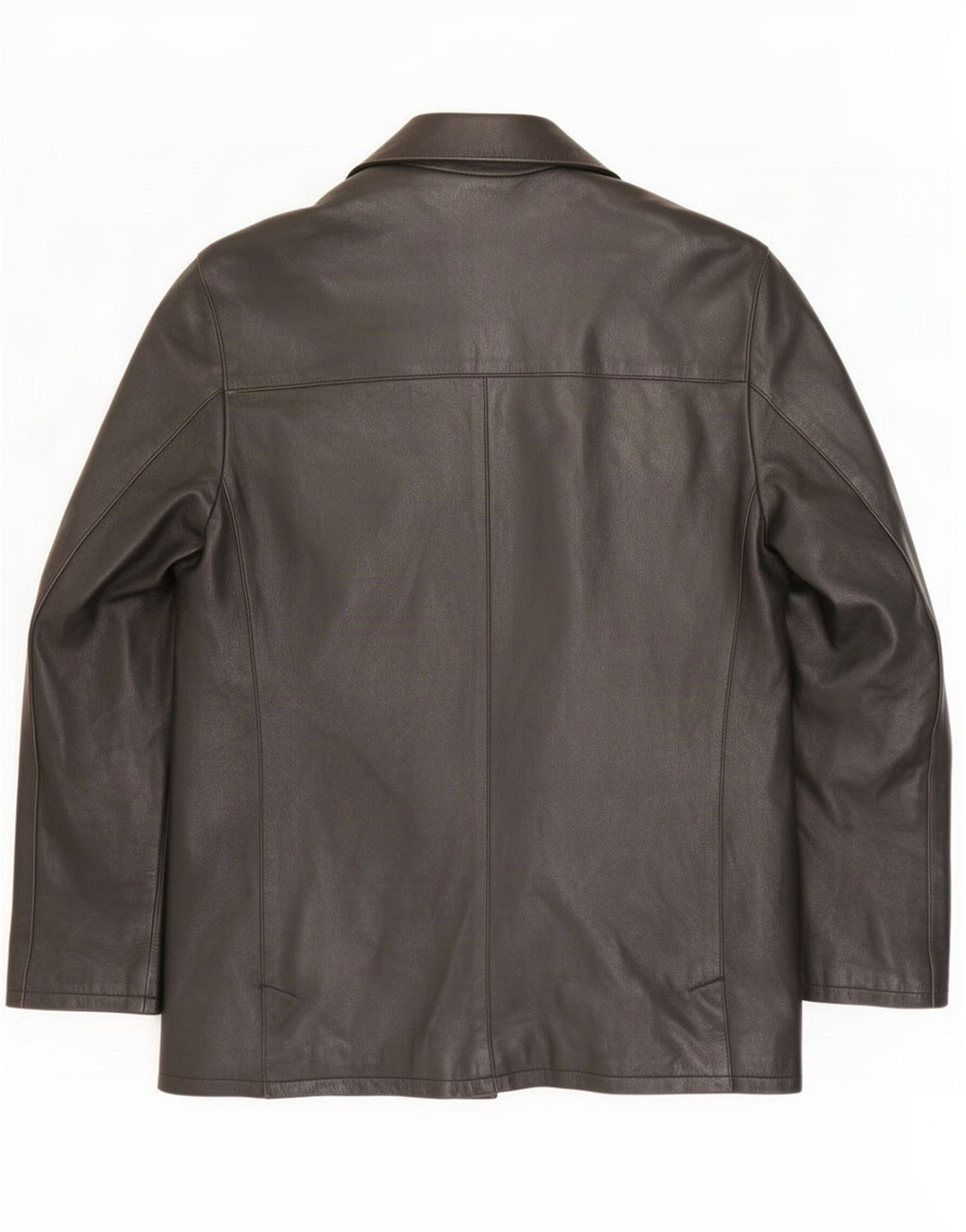 Giacca Blazer in Pelle da Uomo a 4 Bottoni Conbipel IT 50 Large Nera