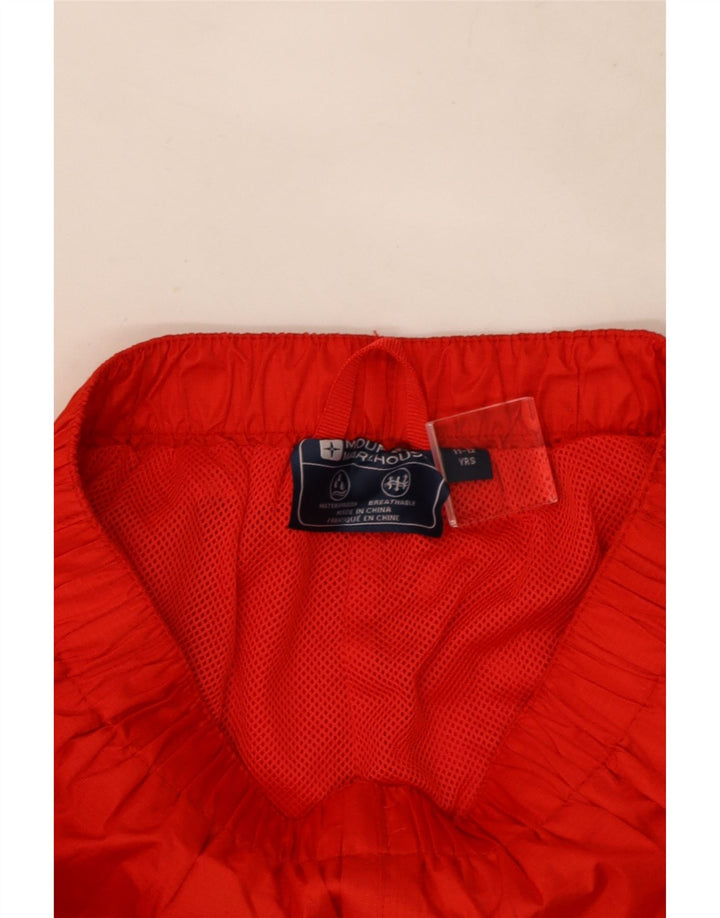 Pantaloni impermeabili da bambino Mountain Warehouse 11-12 anni Poliestere rosso