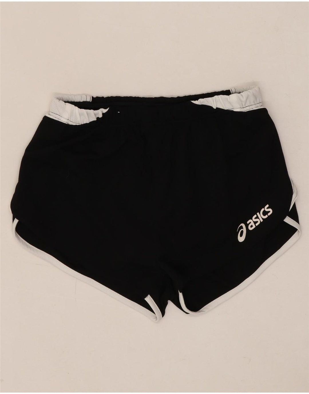 Pantaloncini sportivi ASICS da donna UK 14 Medium Nero Poliestere color block