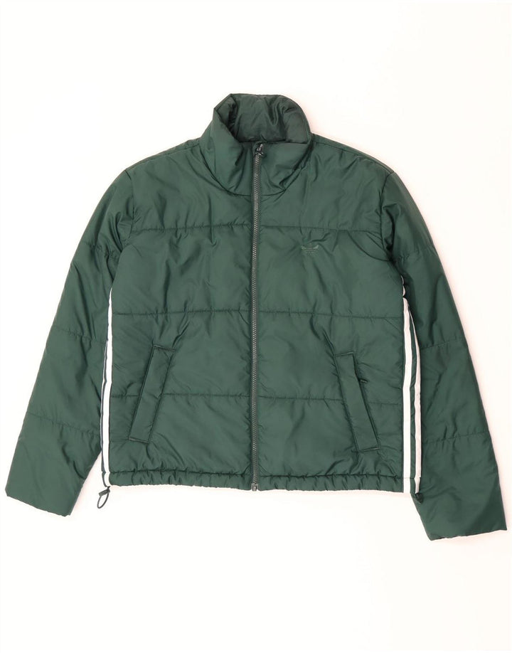 Giacca imbottita oversize da donna Adidas UK 10 Small Verde Poliestere