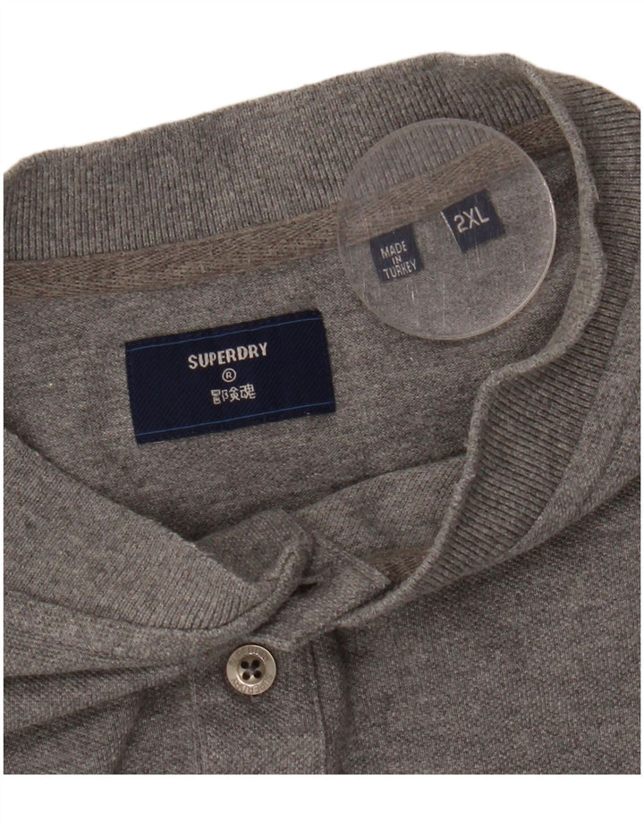 Maglietta da uomo SUPERDRY 2XL Grigia