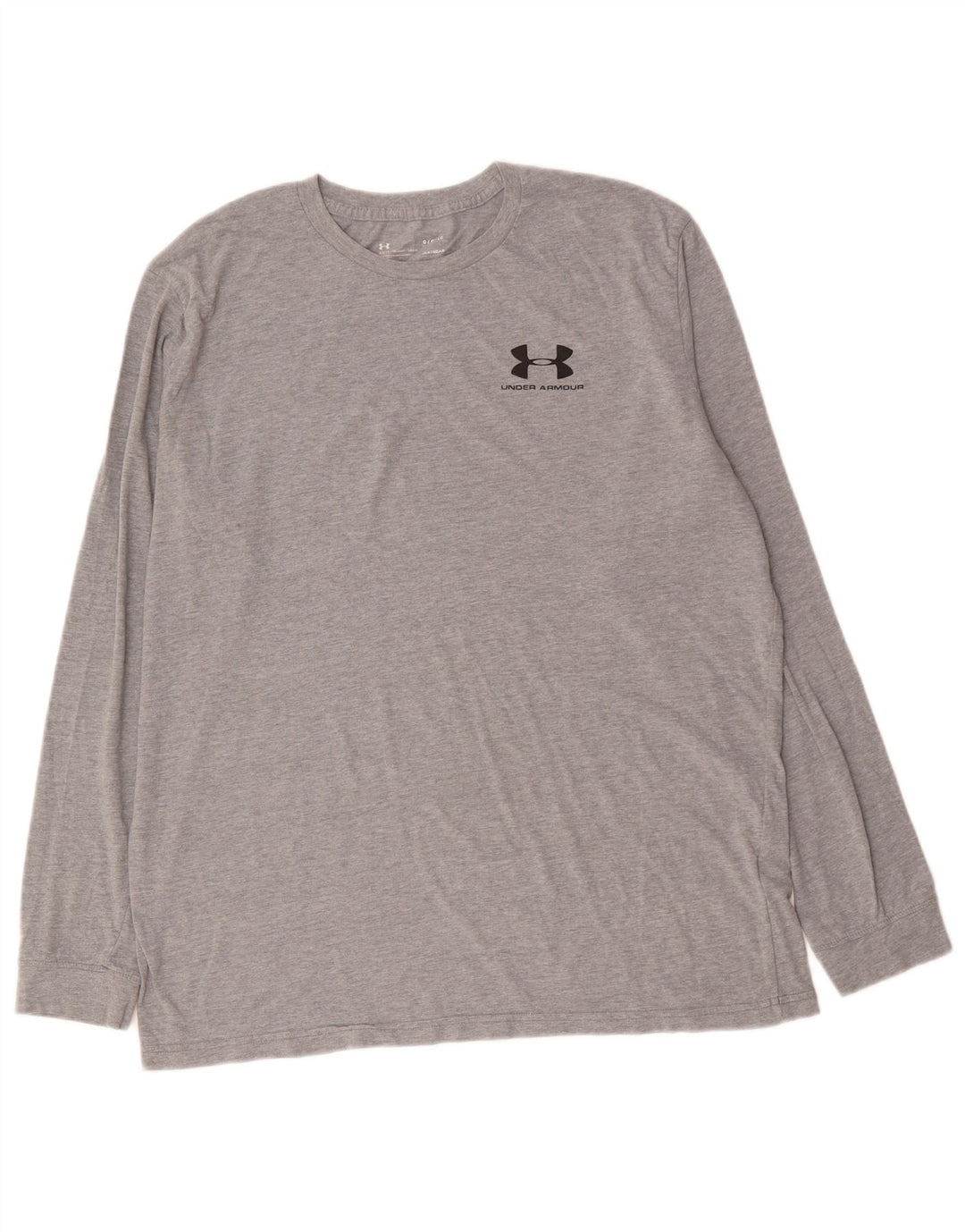 UNDER ARMOUR Maglia termica da uomo a maniche lunghe grande in cotone grigio