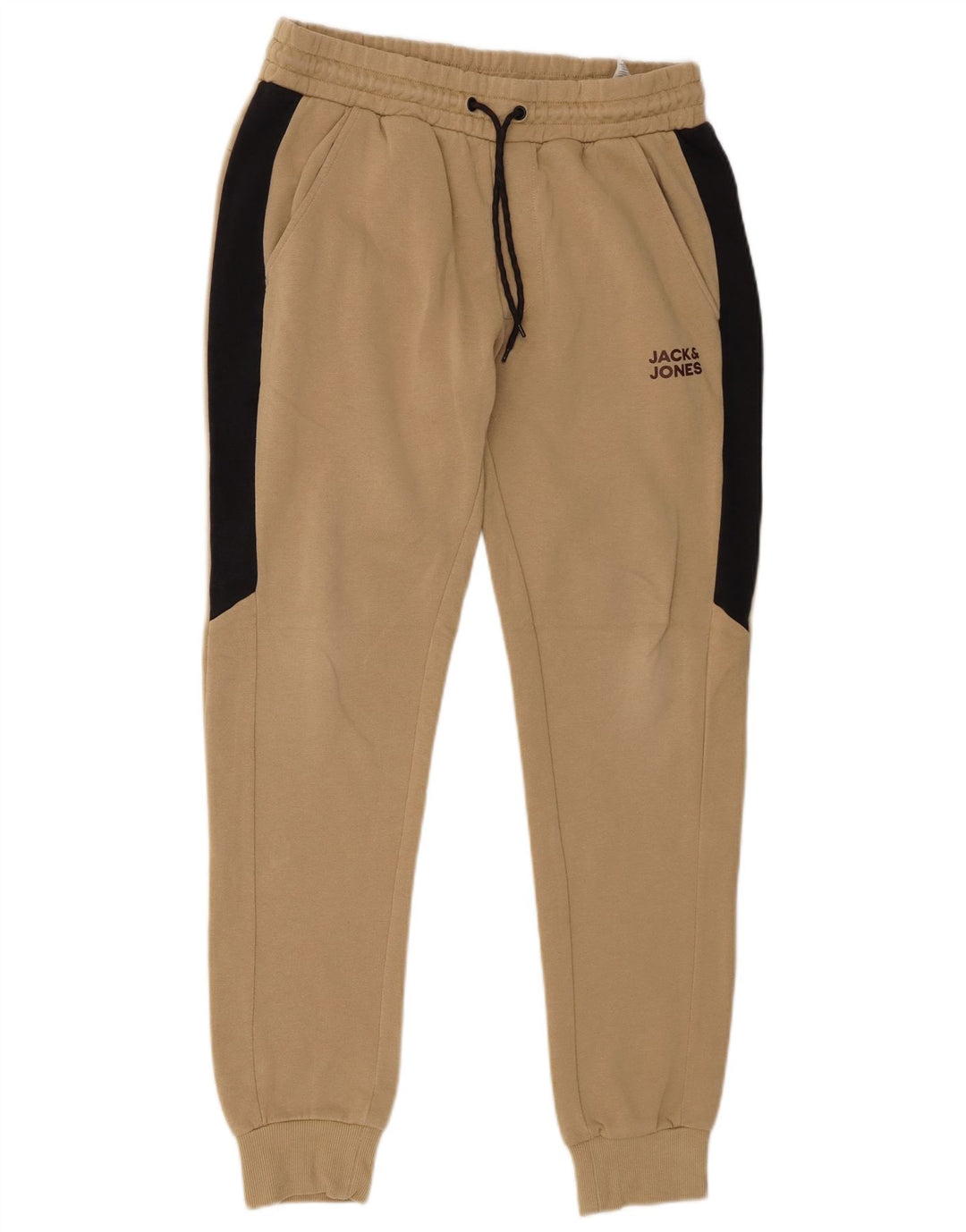 Jack & Jones Pantaloni da tuta da uomo Joggers Beige medio Colorblock