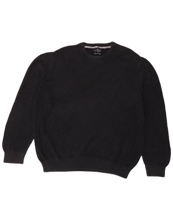 Maglione maglione girocollo da uomo Marks & Spencer blu Harbour 2XL Blu navy
