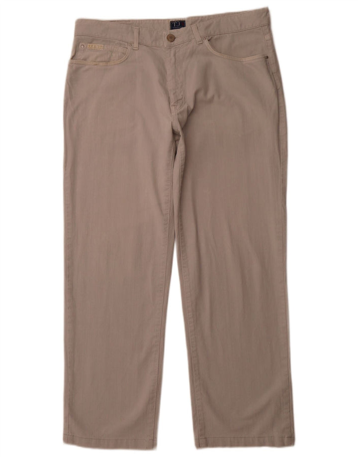 Pantaloni Casual Dritti Donna TRUSSARDI W38 L29 Beige