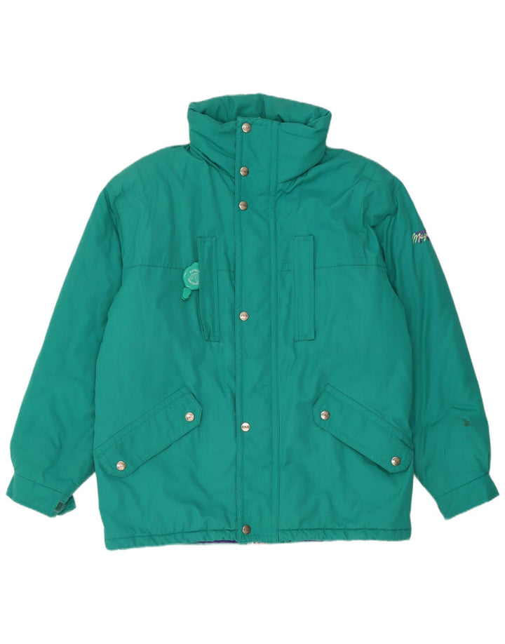 Giacca da sci con cappuccio Fila Uomo IT 50 Large Verde Cotone